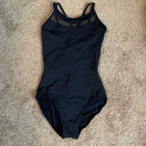 Black mesh So Danca leotard